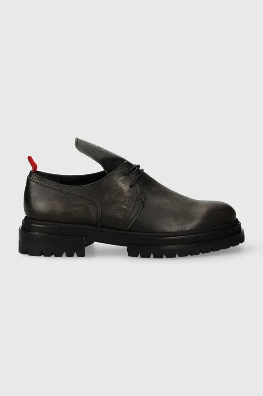 black 424 leather shoes Men’s