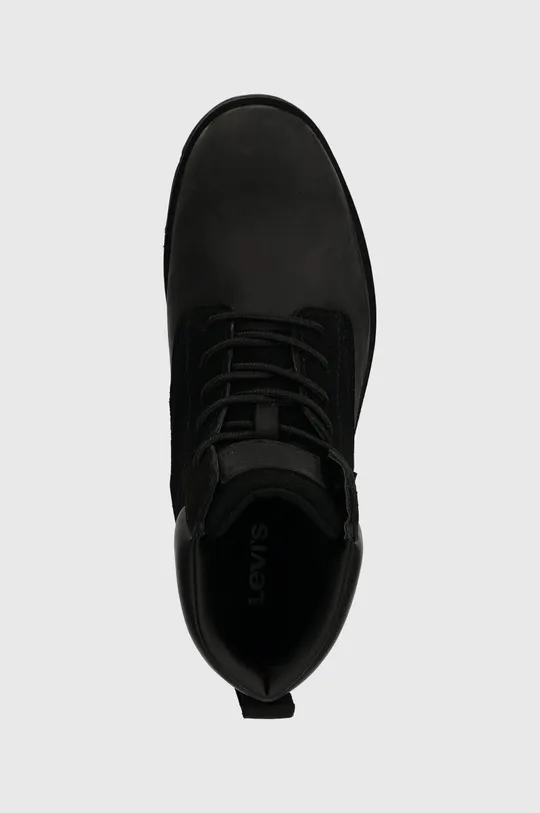 μαύρο Δερμάτινα παπούτσια Levi's JAX PLUS