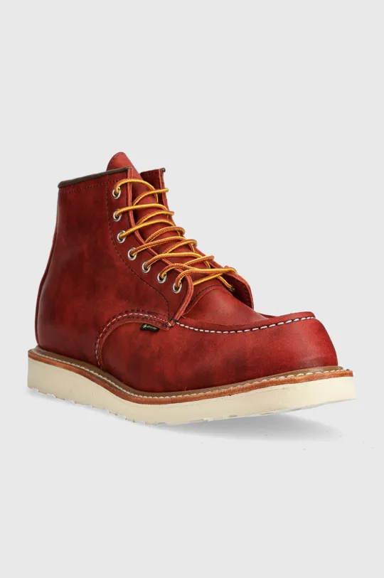 Red Wing leather shoes Moc Toe red