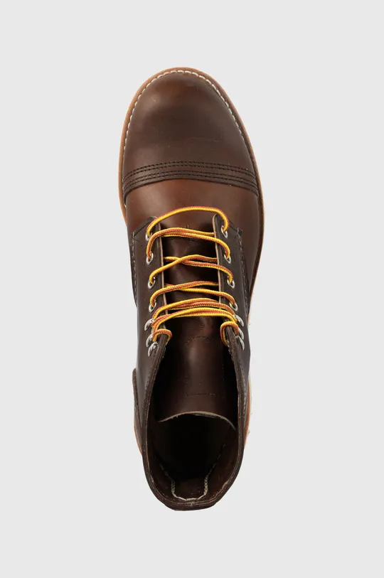 brązowy Red Wing buty skórzane Iron Ranger Traction Tred