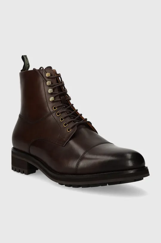 Polo Ralph Lauren bőr cipő Bryson Boot barna