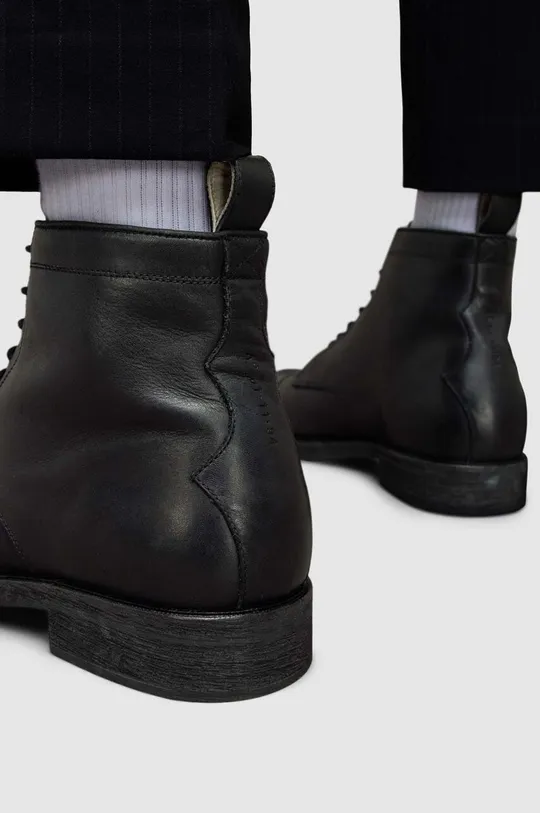 Usnjeni čevlji AllSaints Drago Boot
