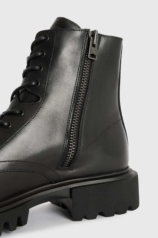 crna Kožne cipele AllSaints Vaughan Boot