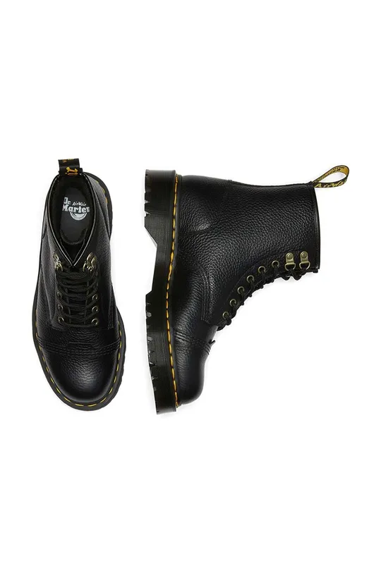 black Dr. Martens boots