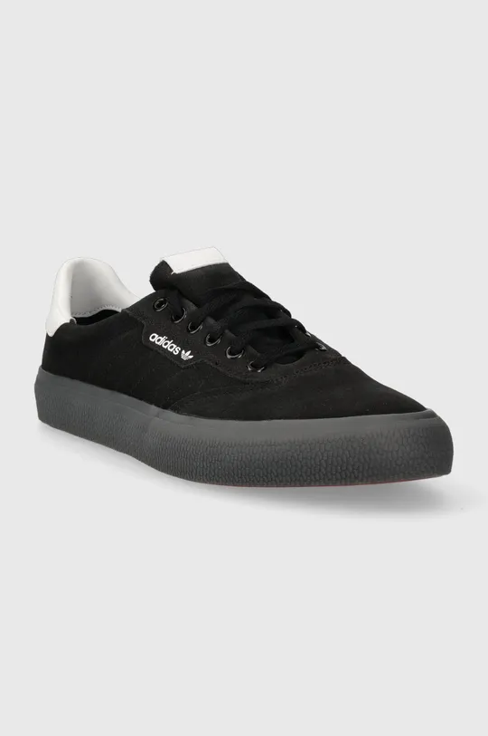 Σουέτ sneakers adidas Originals 3MC μαύρο