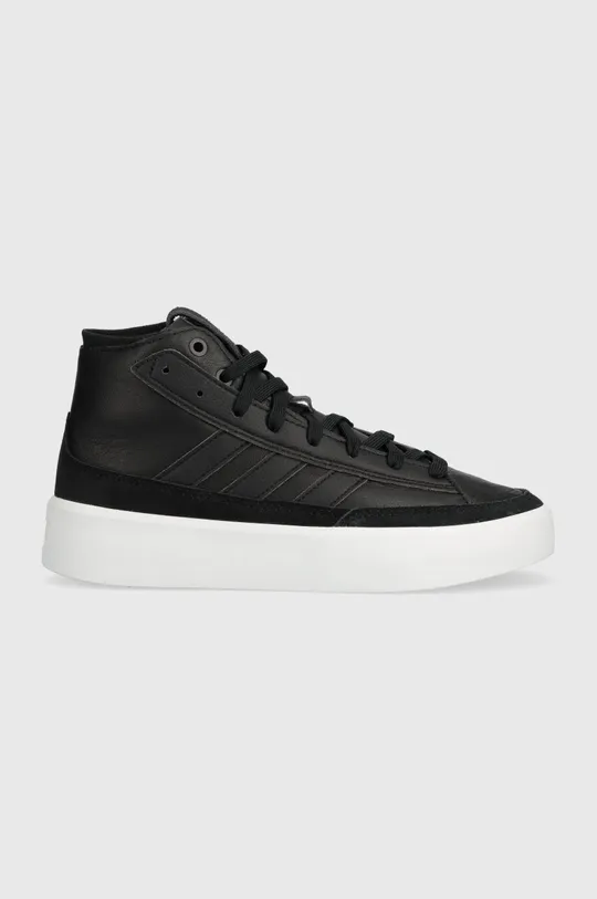 fekete adidas bőr sneaker Uniszex