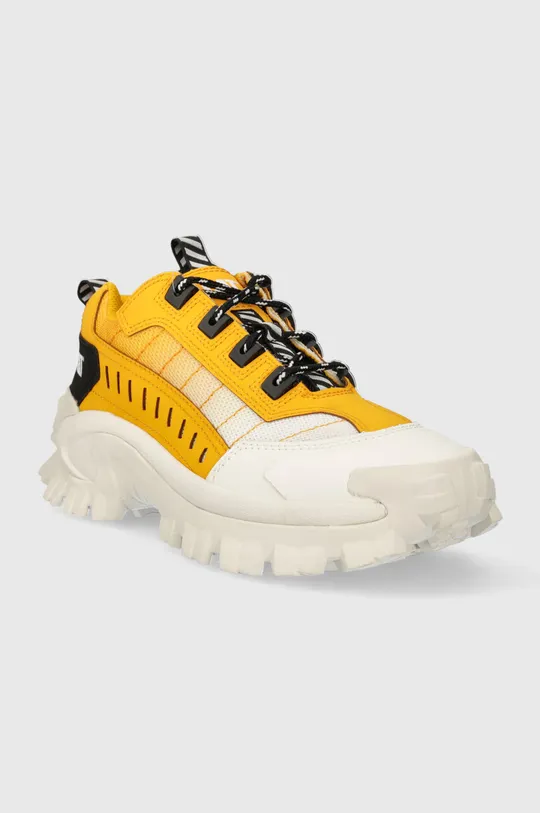 Caterpillar sneakersy skórzane INTRUDER żółty