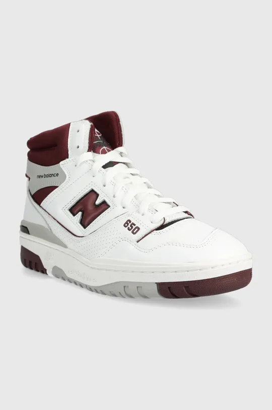 Δερμάτινα αθλητικά παπούτσια New Balance BB650RCH λευκό