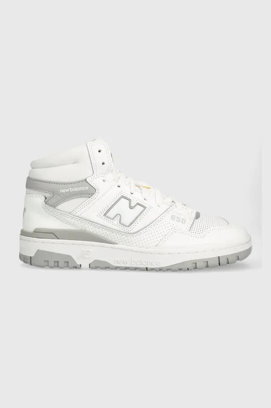 white New Balance leather sneakers BB650RVW Unisex