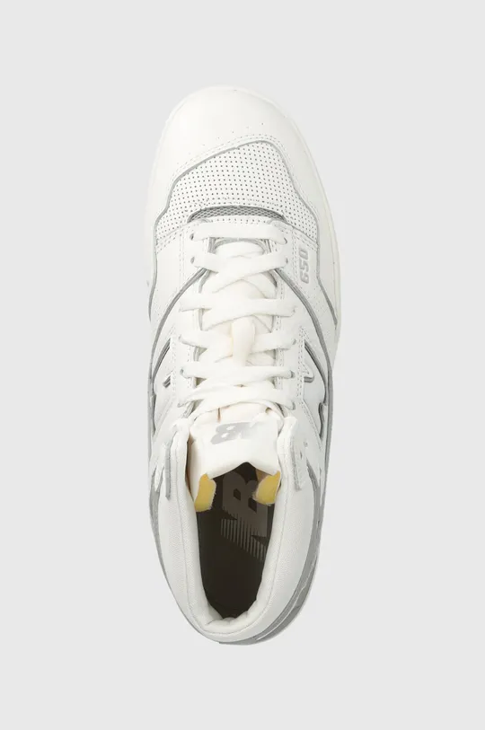 white New Balance leather sneakers BB650RVW