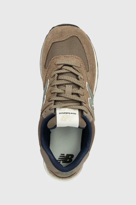 brown New Balance sneakers U574SBB