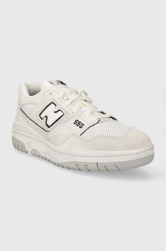 New Balance sneakers din piele BB550PRB alb
