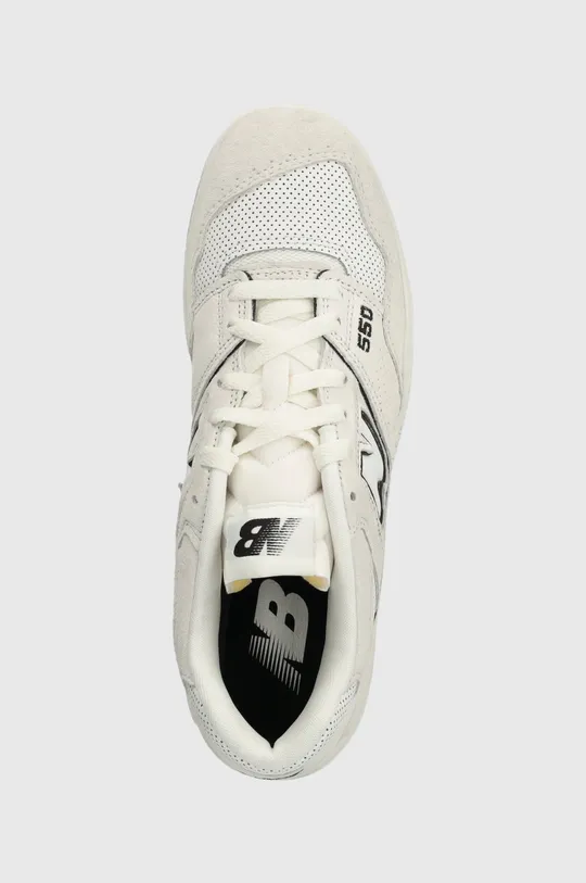 bílá Kožené sneakers boty New Balance BB550PRB