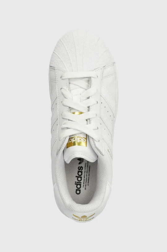 biały adidas Originals sneakersy skórzane Superstar