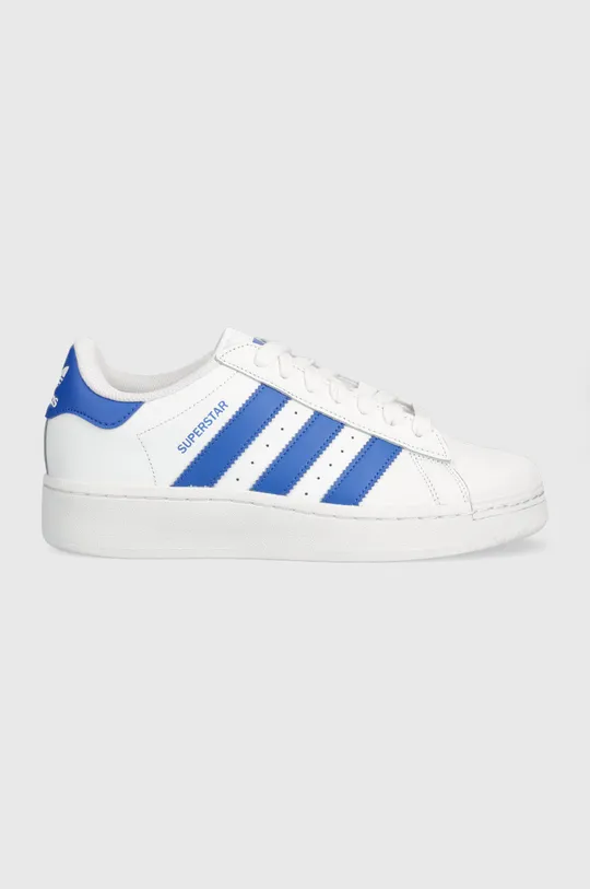 white adidas Originals leather sneakers SUPERSTAR XLG Unisex