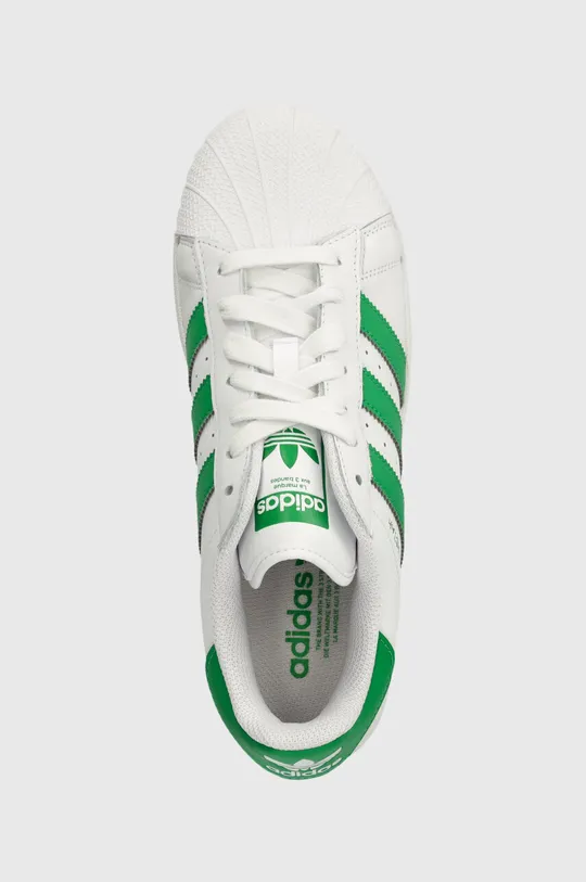 white adidas Originals leather sneakers Superstar XLG