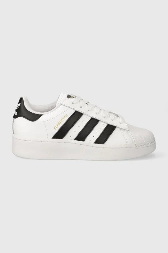 white adidas Originals leather sneakers Superstar XLG Unisex