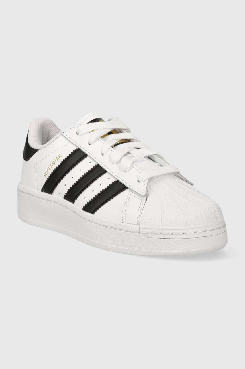 Kožne tenisice adidas Originals Superstar XGL J bijela