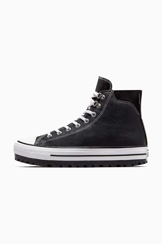 Converse leather hiking boots Chuck Taylor All Star City Trek Uppers: Textile material, Natural leather Outsole: Synthetic material Insert: Textile material