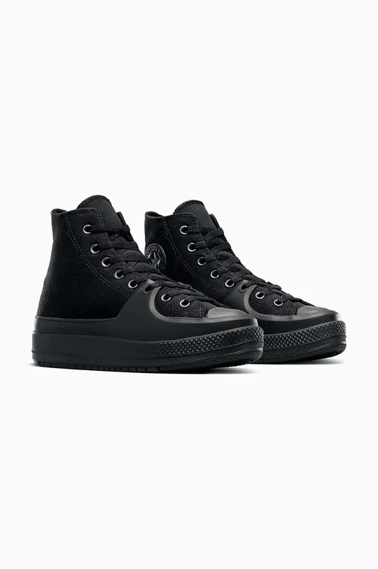Πάνινα παπούτσια Converse Chuck Taylor All Star Construct μαύρο