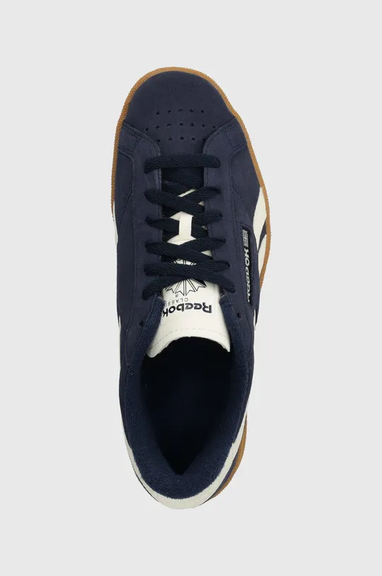 blu navy Reebok sneakers in camoscio