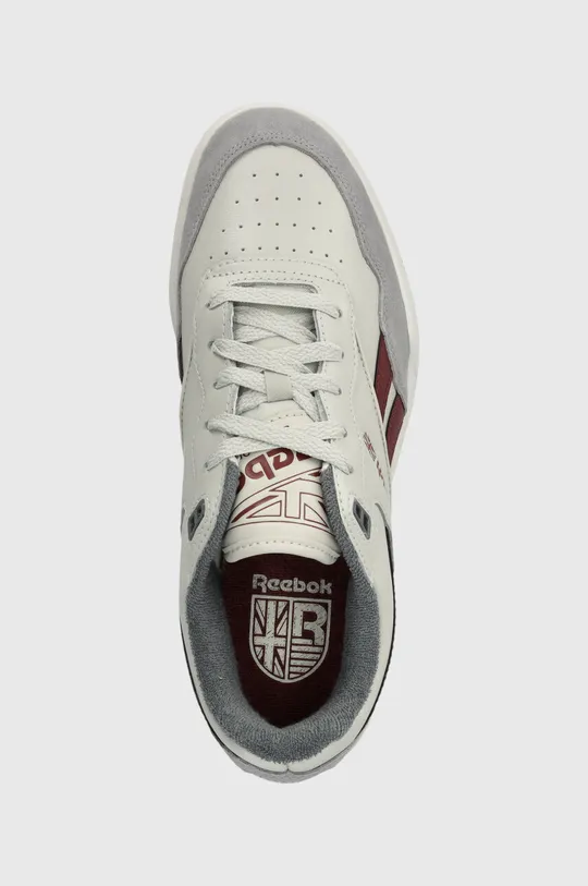 gray Reebok sneakers