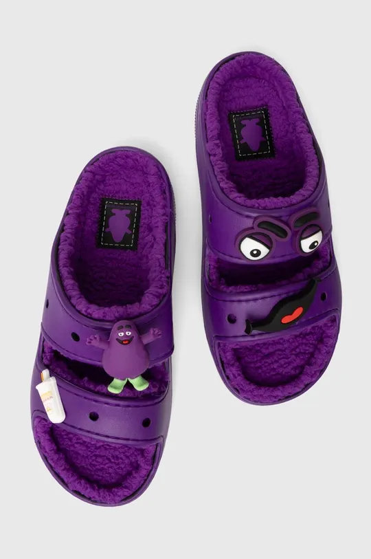 фіолетовий Шльопанці Crocs Crocs x McDonald’s Sandal Unisex