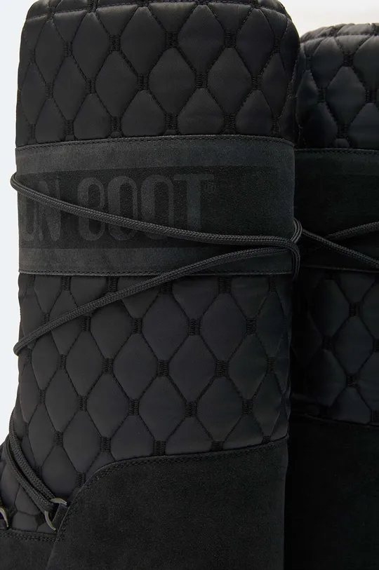 czarny Moon Boot śniegowce Icon Quilted