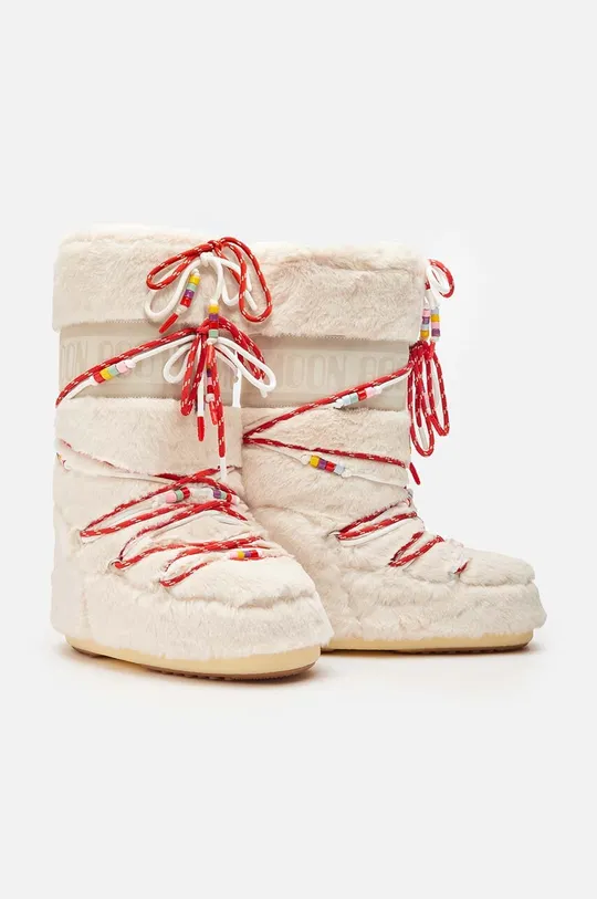 Μπότες χιονιού Moon Boot Icon Faux Fur Πάνω μέρος: Υφαντικό υλικό, Δέρμα σαμουά Εσωτερικό: Υφαντικό υλικό Σόλα: Κόμμι