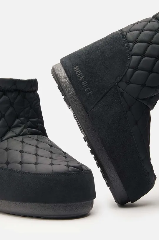 fekete Moon Boot hócipő Icon Low Nolace Quilted