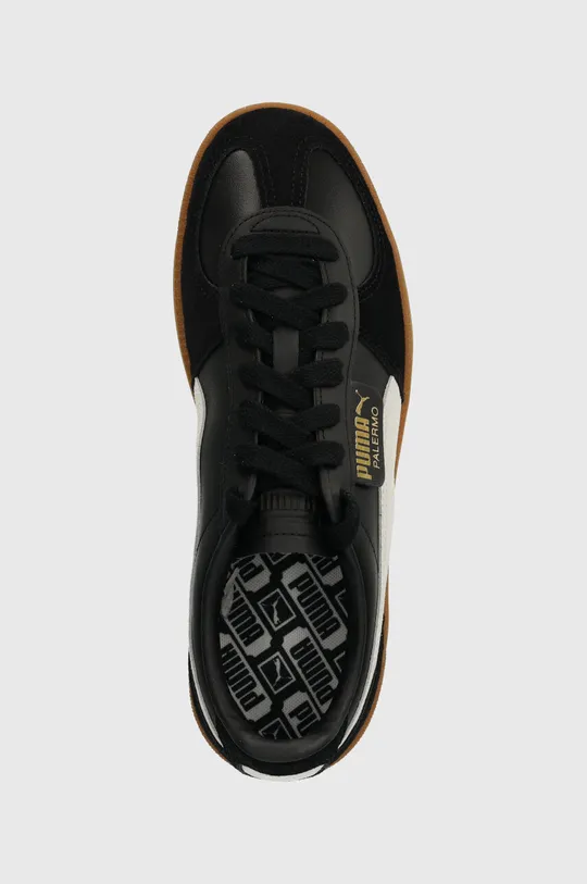 μαύρο Δερμάτινα αθλητικά παπούτσια Puma Palermo