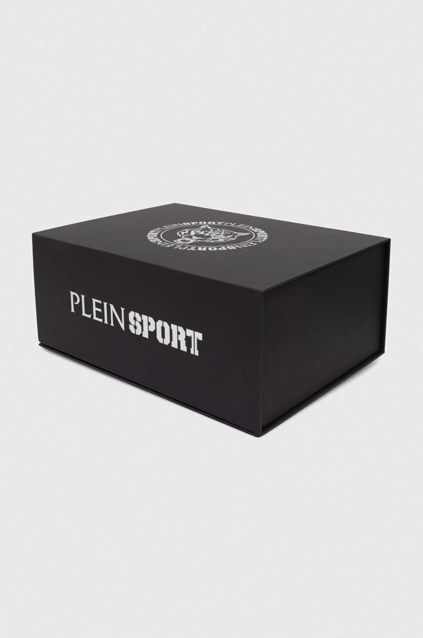 Plein Sport Thunder Force Orologio Uomo Lusso - Cassa Acciaio 47mm, Cinturino Nero Silicone, Quadrante Guilloché, 5 ATM