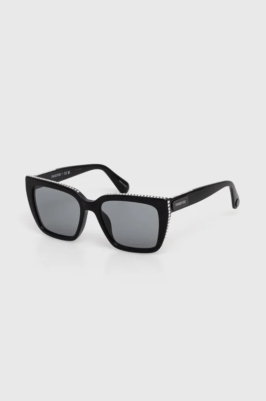 czarny Swarovski okulary przeciwsłoneczne 5679551 ORBITA Unisex