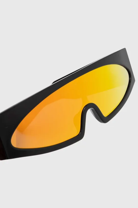 negru Rick Owens ochelari de soare