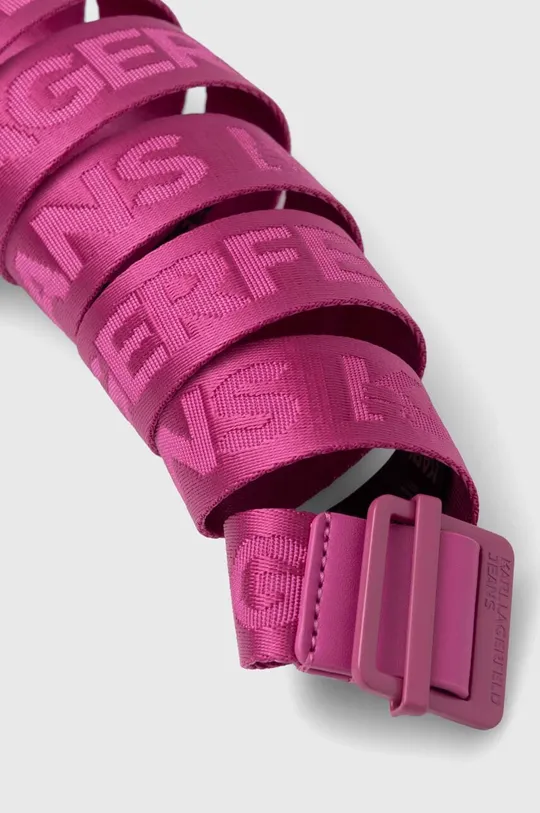 Ремень Karl Lagerfeld Jeans розовый