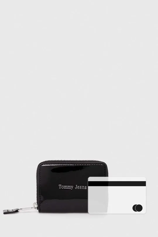 fekete Tommy Jeans pénztárca
