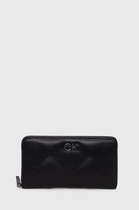czarny Calvin Klein portfel Damski