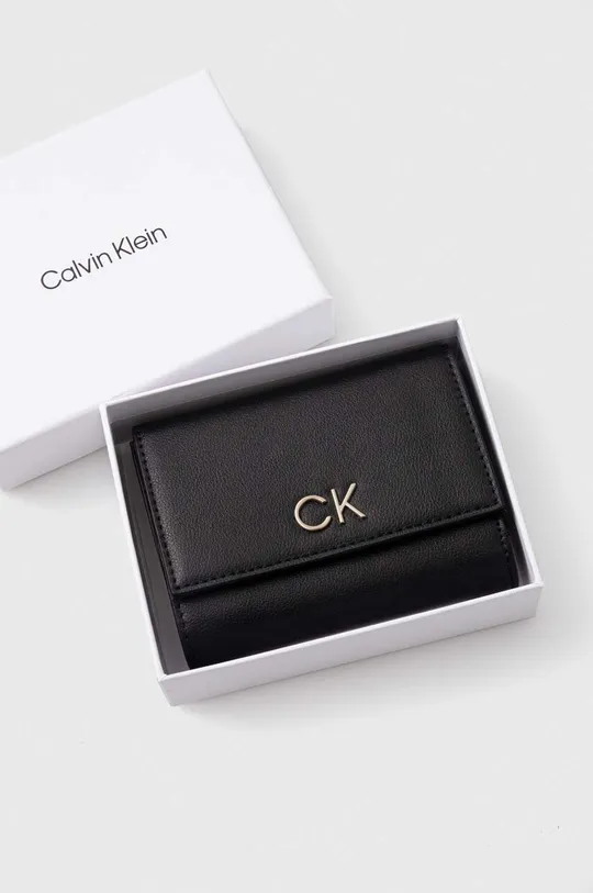 czarny Calvin Klein portfel