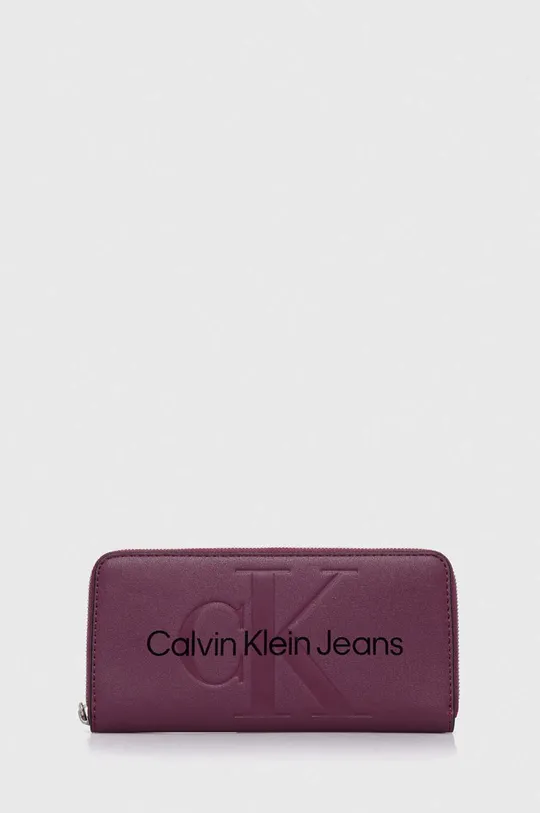 fioletowy Calvin Klein Jeans portfel Damski