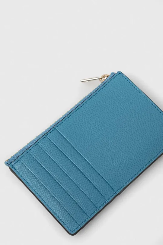 Furla portfel skórzany niebieski