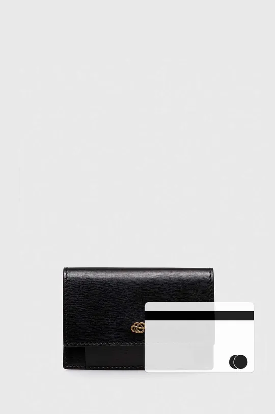 чорний Шкіряний гаманець By Malene Birger