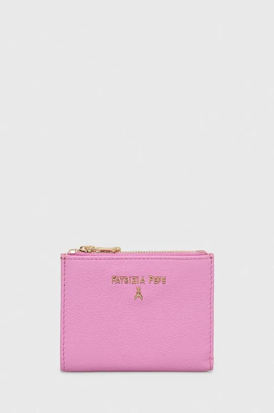 ροζ Δερμάτινο πορτοφόλι Patrizia Pepe Γυναικεία