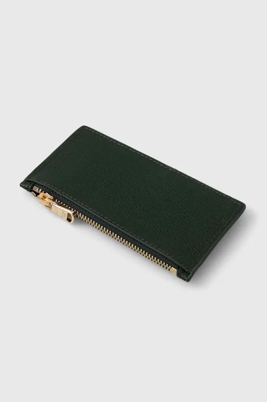 Шкіряний гаманець Patrizia Pepe зелений
