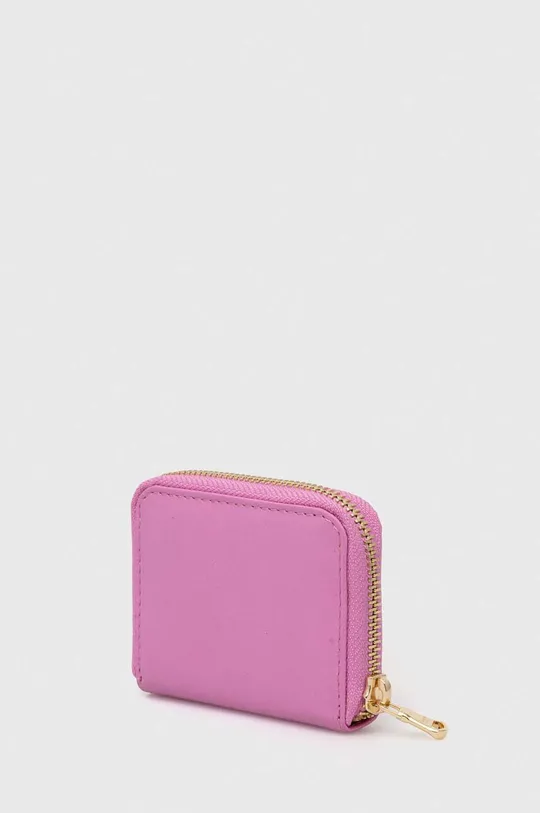 Δερμάτινο πορτοφόλι Patrizia Pepe ροζ