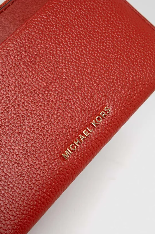 κόκκινο Δερμάτινο πορτοφόλι MICHAEL Michael Kors