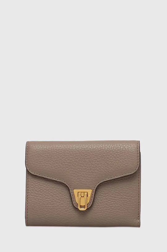 коричневий Шкіряний гаманець Coccinelle Жіночий