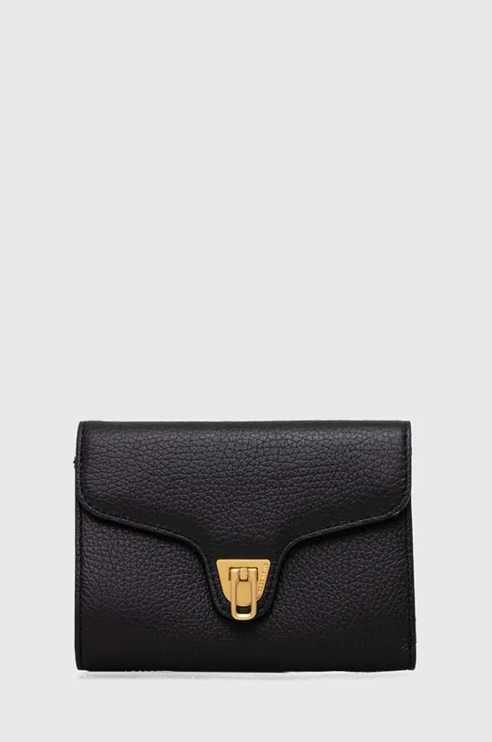 črna Usnjena denarnica Coccinelle Ženski
