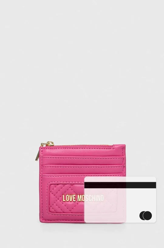 różowy Love Moschino portfel