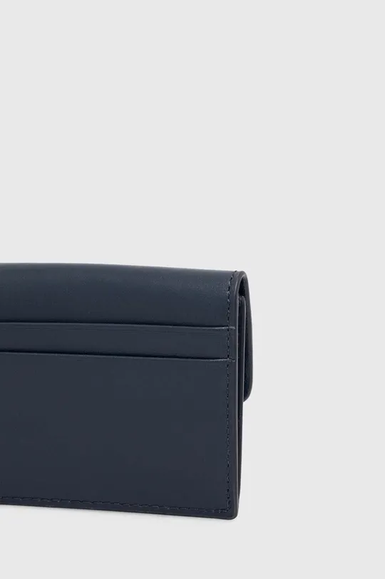 Δερμάτινο πορτοφόλι MICHAEL Michael Kors σκούρο μπλε