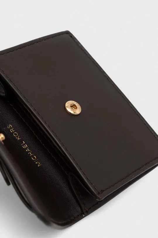 hnedá Kožená peňaženka MICHAEL Michael Kors
